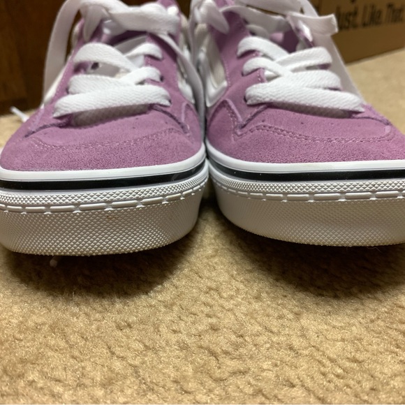 Vans Pink/Lavender and White Women's Sneakers - Picture 3 of 13